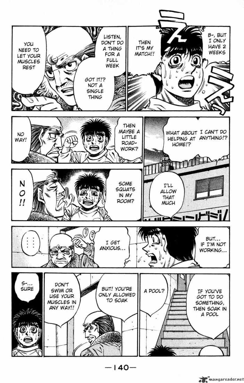 Hajime no Ippo: Fighting Spirit, Chapter 423 image 02